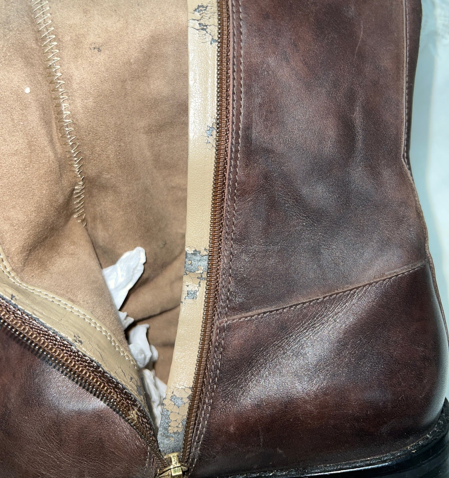 ECCO Women's Hobart Tall Strap Boot 42EU - Brown Leather