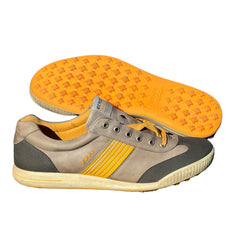 Men’s Ecco Street Premier Cleat-less Golf Shoe 46EU • Grey/Fanta • Hydromax Leather