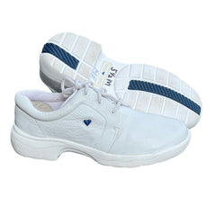 Women's NURSE MATES •Angle • All-day Comfort Oxford 5.5M White Leather