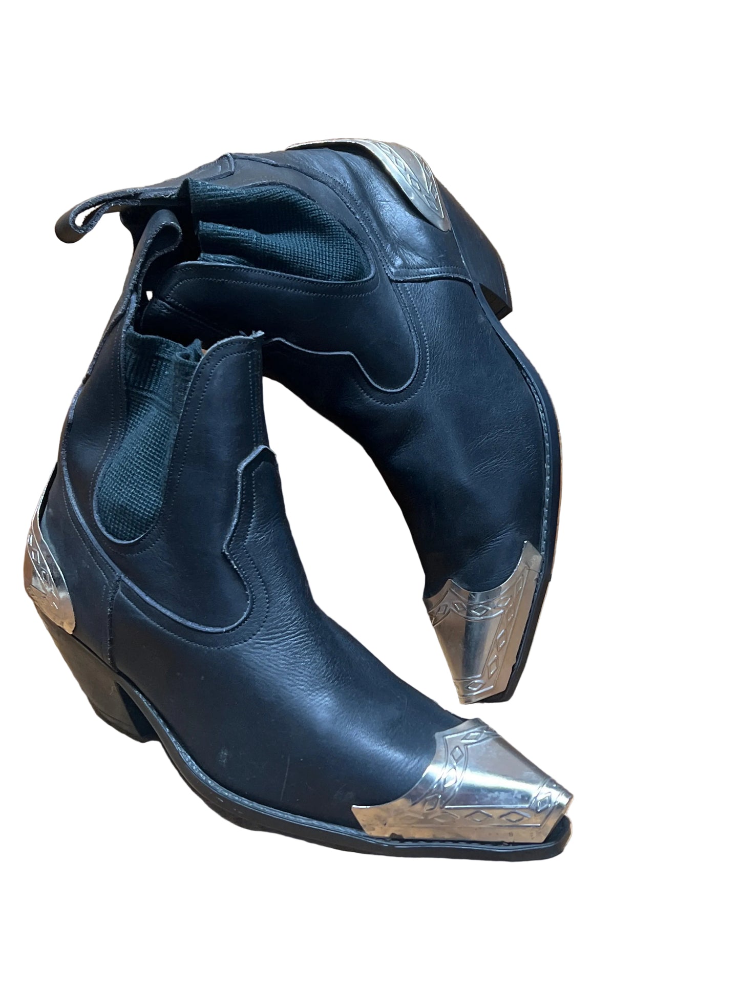 Men’s Marley of London Vintage Pointed-toe western Bootie UK7/8US