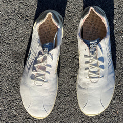 Men’s Ecco Biom Natural Motion Spikeless Golf Shoes 45EU -White/Blue- Hydromax Leather