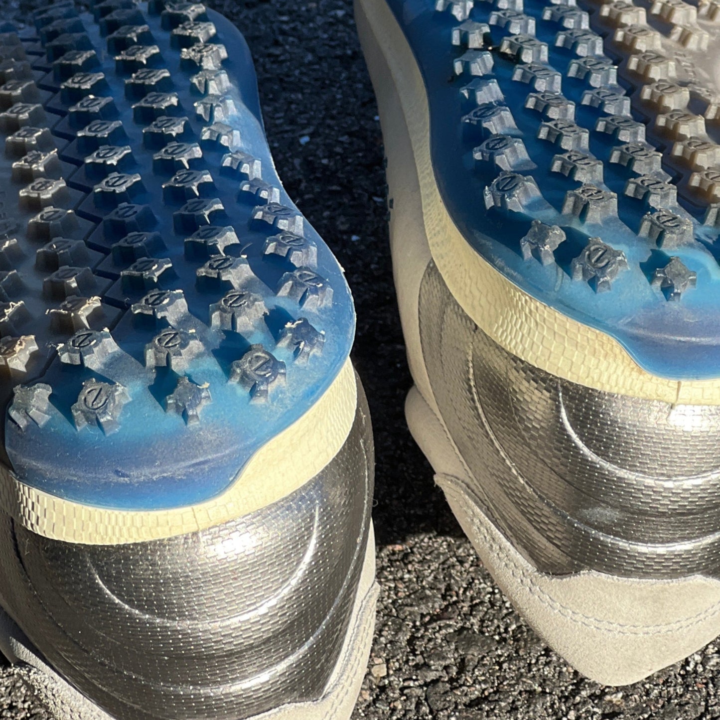 Men’s Ecco Biom Spikeless Golf Shoes 44EU -Grey/Blue- Hydromax Yak Leather