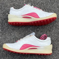 Women’s Ecco Biom Spikeless Golf Shoes 38EU -White/Pink- Hydromax Yak Leather
