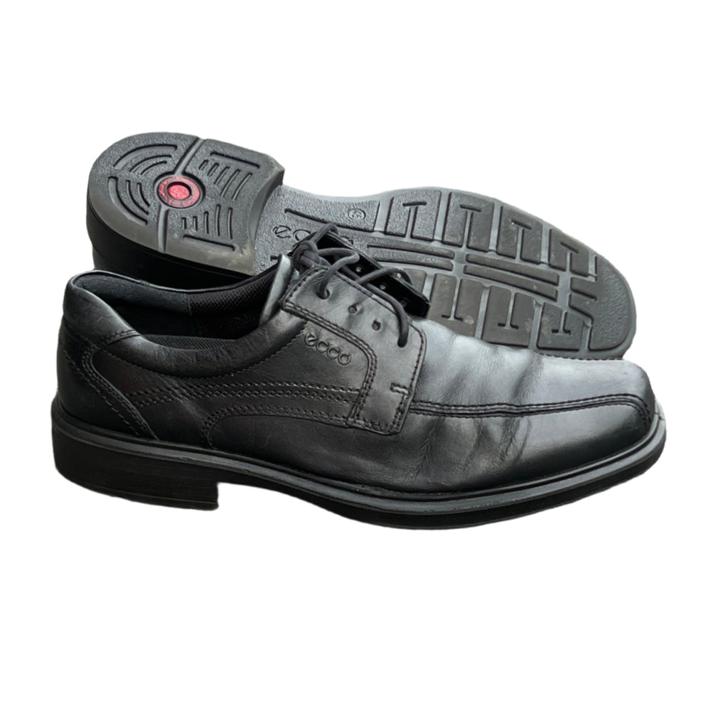 Men’s Ecco Dress Oxford 45EU Black Leather- Made in Portugal