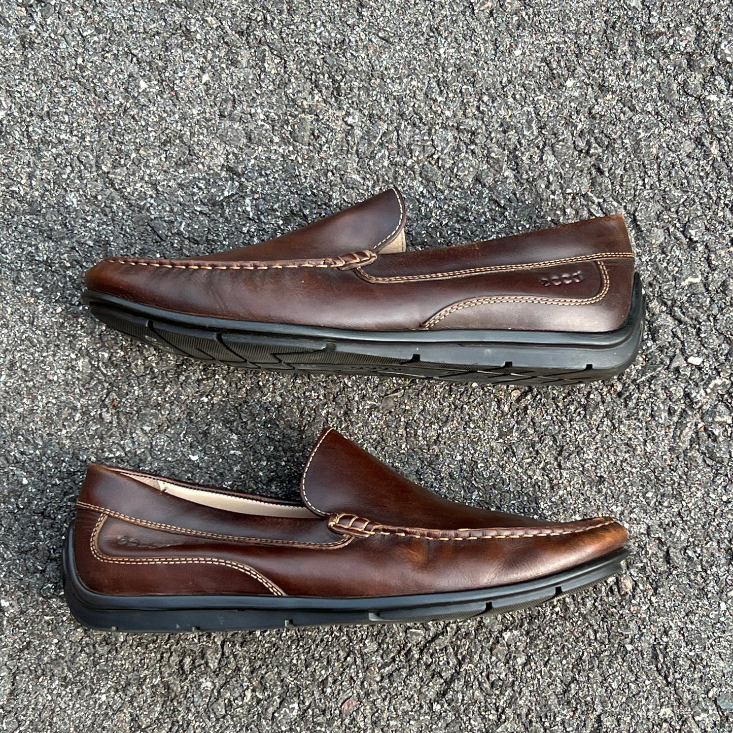 Men’s Ecco Classic Driving Moc 44EU Brown Leather