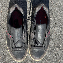 Men’s Ecco Street Premier Cleat-less Golf Shoe 43EU •Black/Red• Leather
