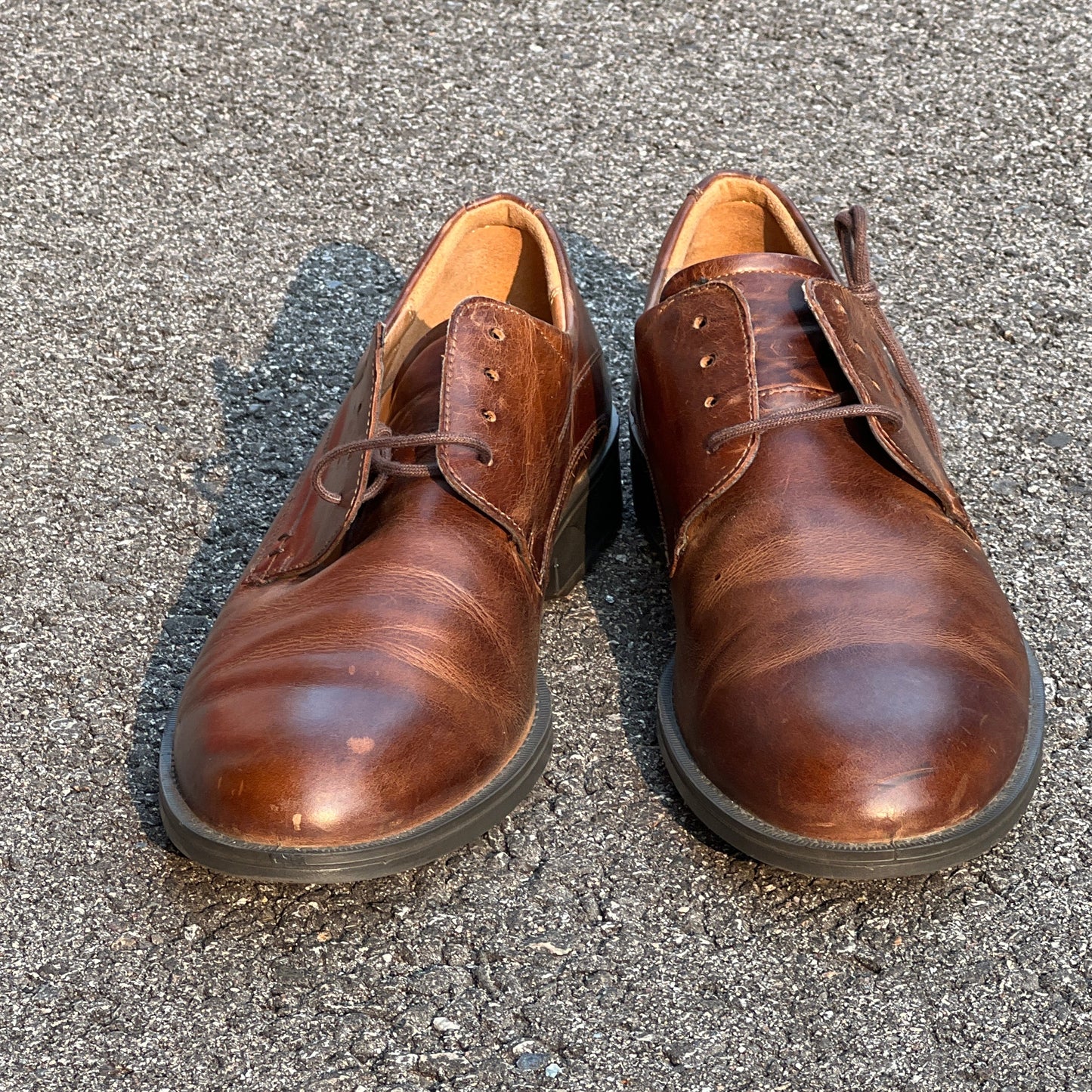 Men’s Ecco Derby Dress Oxford 44EU Brown Leather