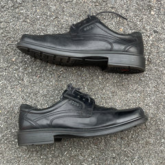 Men’s Ecco Dress Oxford 45EU Black Leather- Made in Portugal