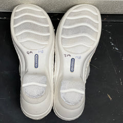 Women’s Nurse Mates Halle Pillow Top Clog 8M White Leather