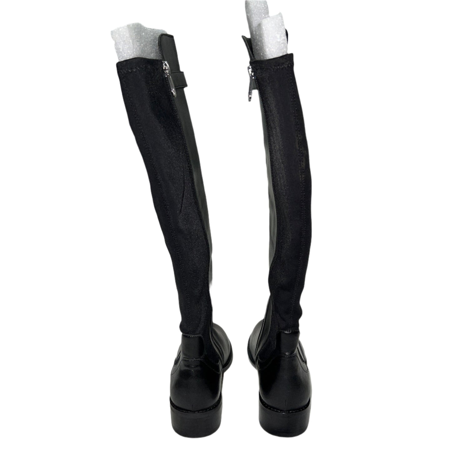 ADRIENNE VITTADINI Women's •Tate• Tall Boot - Size 6M Black Leather