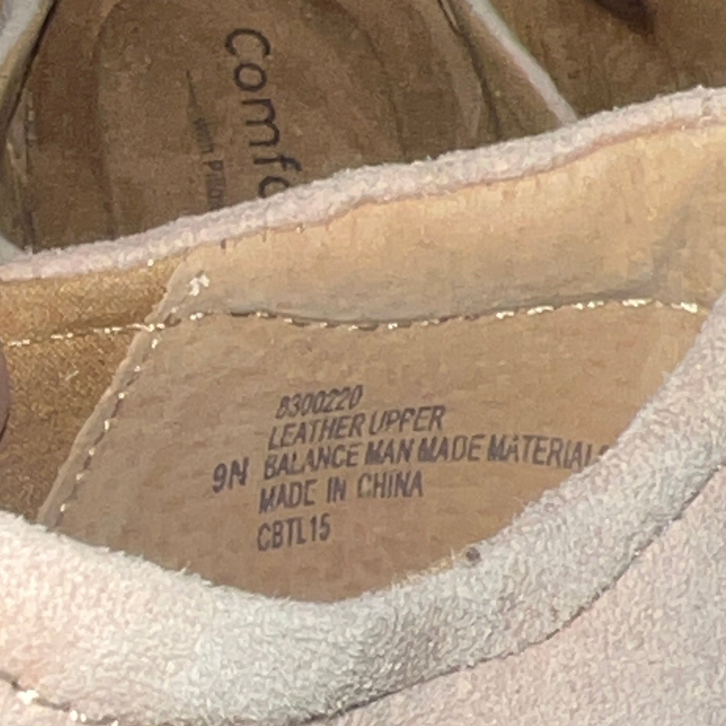Comfortiva by SoftSpots Women’s •Tinsley• Comfort Slip-on 9N Beige Suede leather