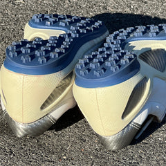 Men’s Ecco Biom Natural Motion Spikeless Golf Shoes 45EU -White/Blue- Hydromax Leather