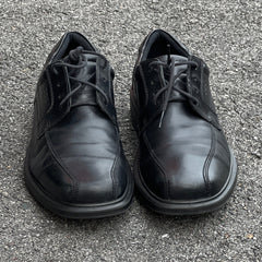Men’s Ecco Dress Oxford 45EU Black Leather- Made in Portugal