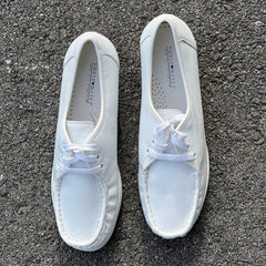 Women's NURSE MATES •Anni Lo• Lace-up 9.5M White Leather