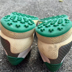 Men’s Ecco Biom Spikeless Golf Shoes 45EU -White/Green- Hydromax Yak Leather