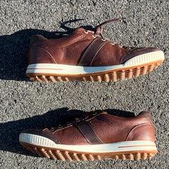 Men’s Ecco Street Premier Cleat-less Golf Shoe 46EU • Brown Reptile Embossed Hydromax Leather