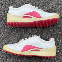 Women’s Ecco Biom Spikeless Golf Shoes 36EU -White/Pink- Hydromax Yak Leather