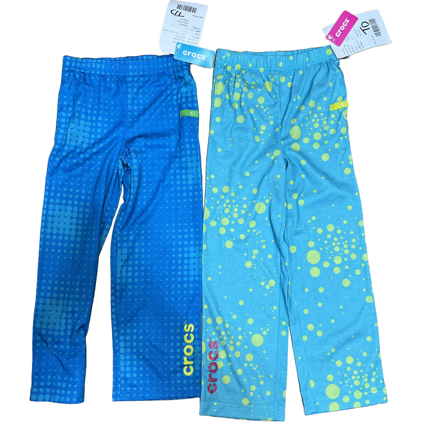 2 pair Children's Crocs Pull-on Sleep Pant - Size 5