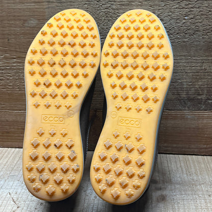 Men’s Ecco Street Premier Cleat-less Golf Shoe 44EU • taupe • Leather