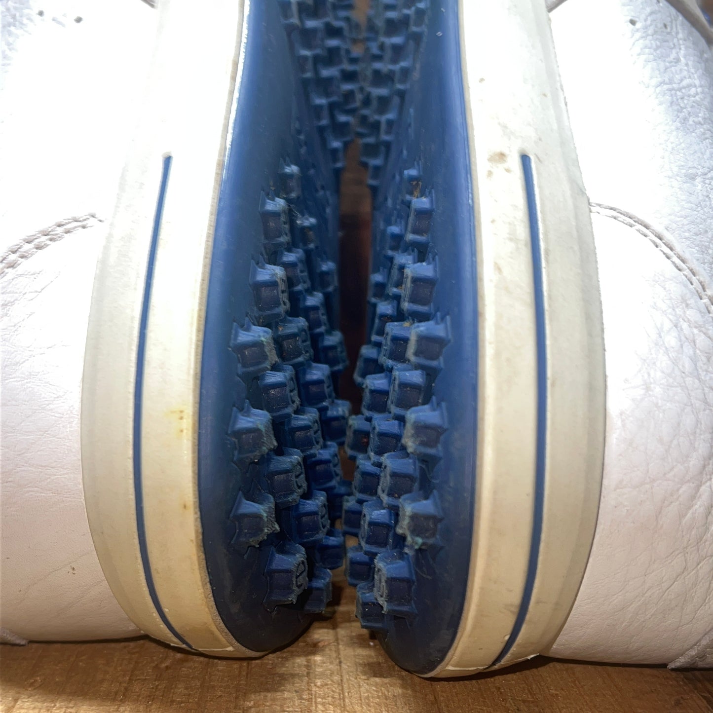 Men’s Ecco Street Premier Cleat-less Golf Shoe 45EU •White/Blue• Leather