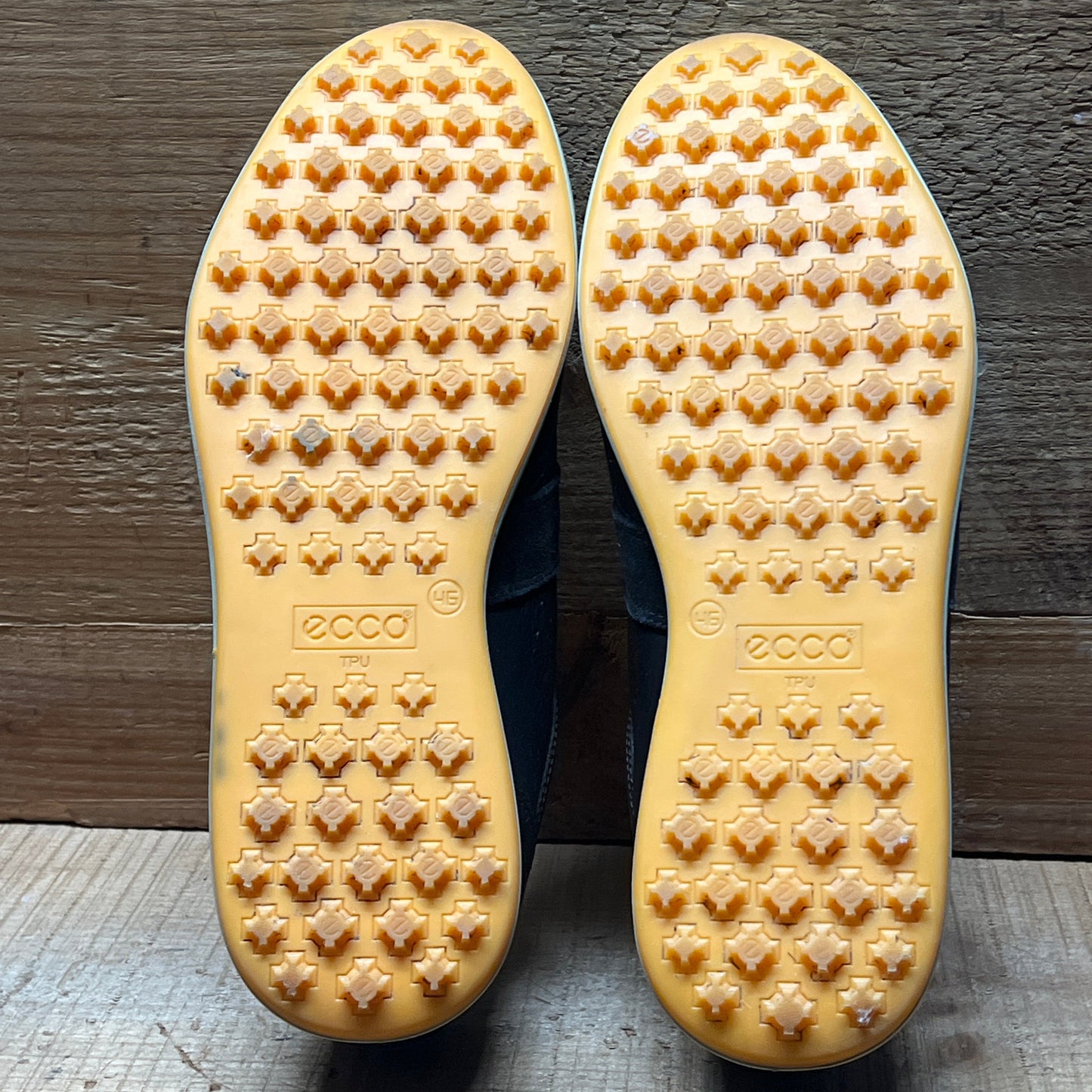 Men’s Ecco Street Premier Cleat-less Golf Shoe 46EU • Black/Citron • Leather