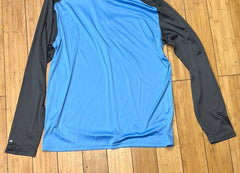 2 men’s badger sport L/S quarter zip shirt - X- large