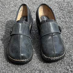 Woman’s Softspots Lina  Clog 9W Black Leather