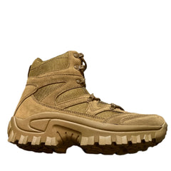 Men's Sahara NJ6911 Khaki Nylon/Leather. Soft-toe 6" Workboot