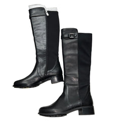 ADRIENNE VITTADINI Women's •Tate• Tall  Boot - Size 6M  Black Leather