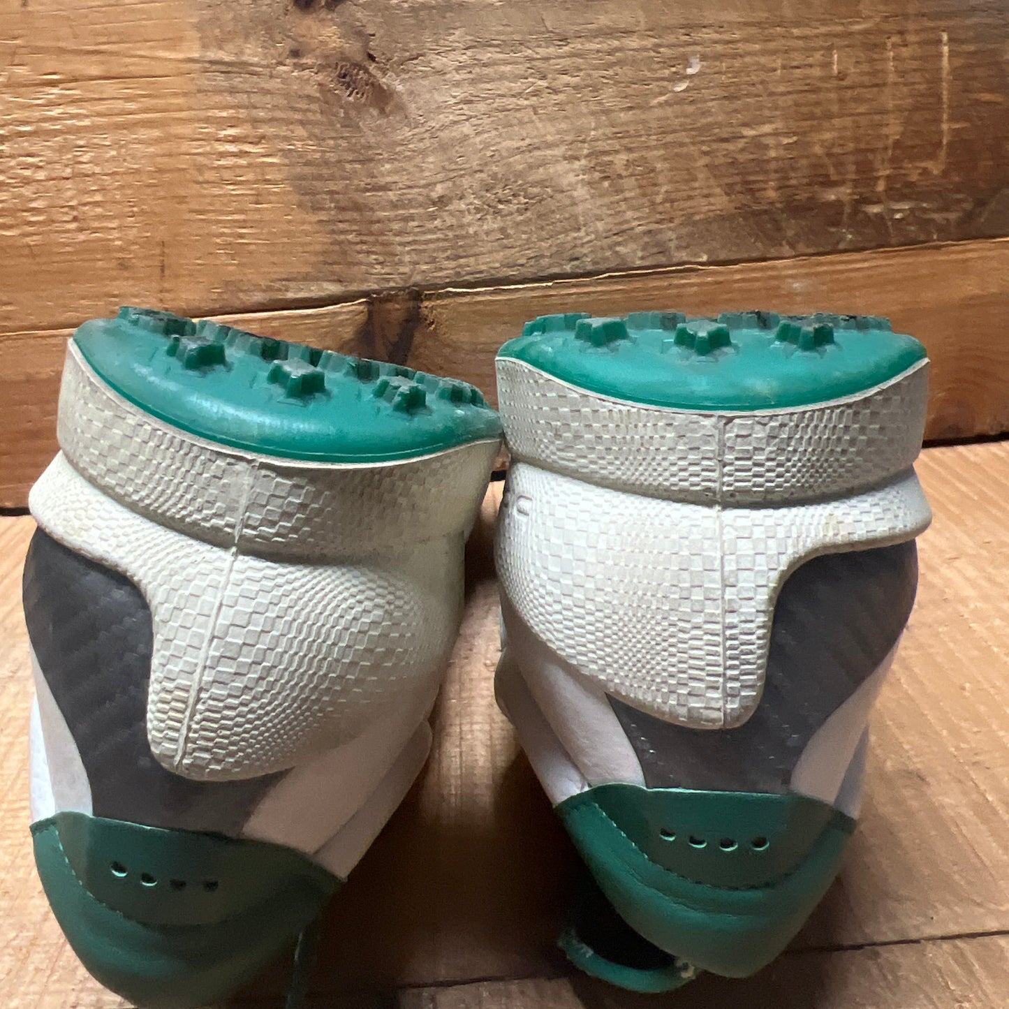 Men’s Ecco  Biom Cleat-less Golf Shoe 46EU •White/Green• Hydromax  Yak Leather