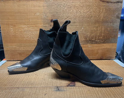 Men’s Marley of London Vintage Pointed-toe western Bootie  UK7/8US