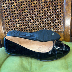 Women’s Sofft Black Patent Leather Flat 7.5M