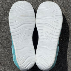 Men’s •Quarky•   EVA Clog  Size 13 White/ Blue Splash