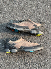 Men’s Ecco Biom Walking Sneaker 46EU •Taupe/Black • NuBuck Yak Leather