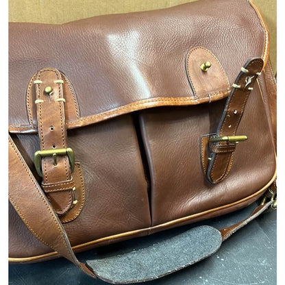 Leather Executive Shoulder  Brief/Computer Bag - Made For Rockport Shoe