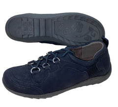 Woman’s Mootsies Tootsies Race Oxford Casual 6M Navy