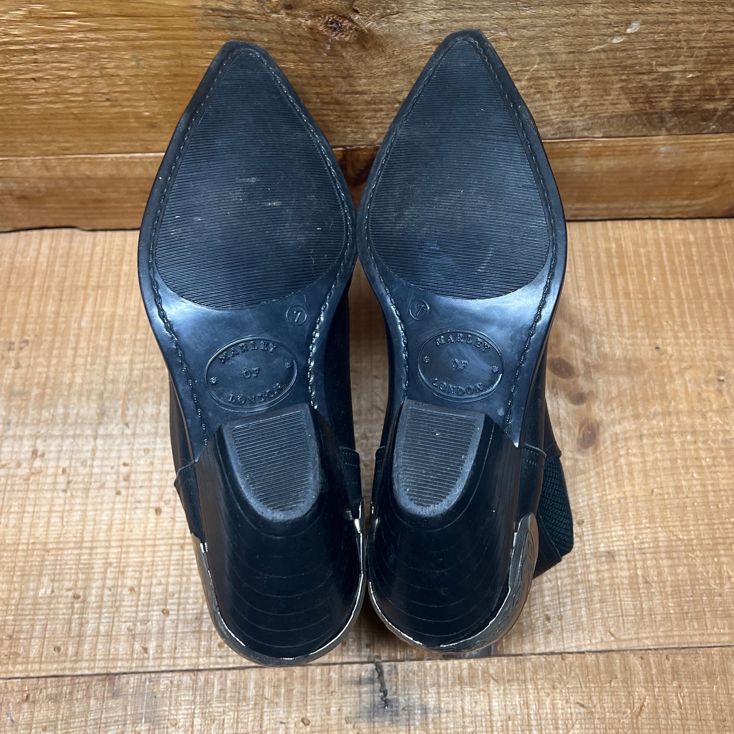 Men’s Marley of London Vintage Pointed-toe western Bootie  UK7/8US