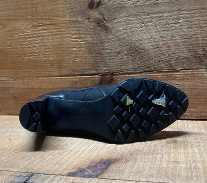 ADRIENNE VITTADINI Women's  •Trinie• Black Leather  Ankle  Bootie 6M