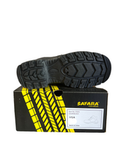 Safara 5502 Black Leather Steel-toe Work Boot