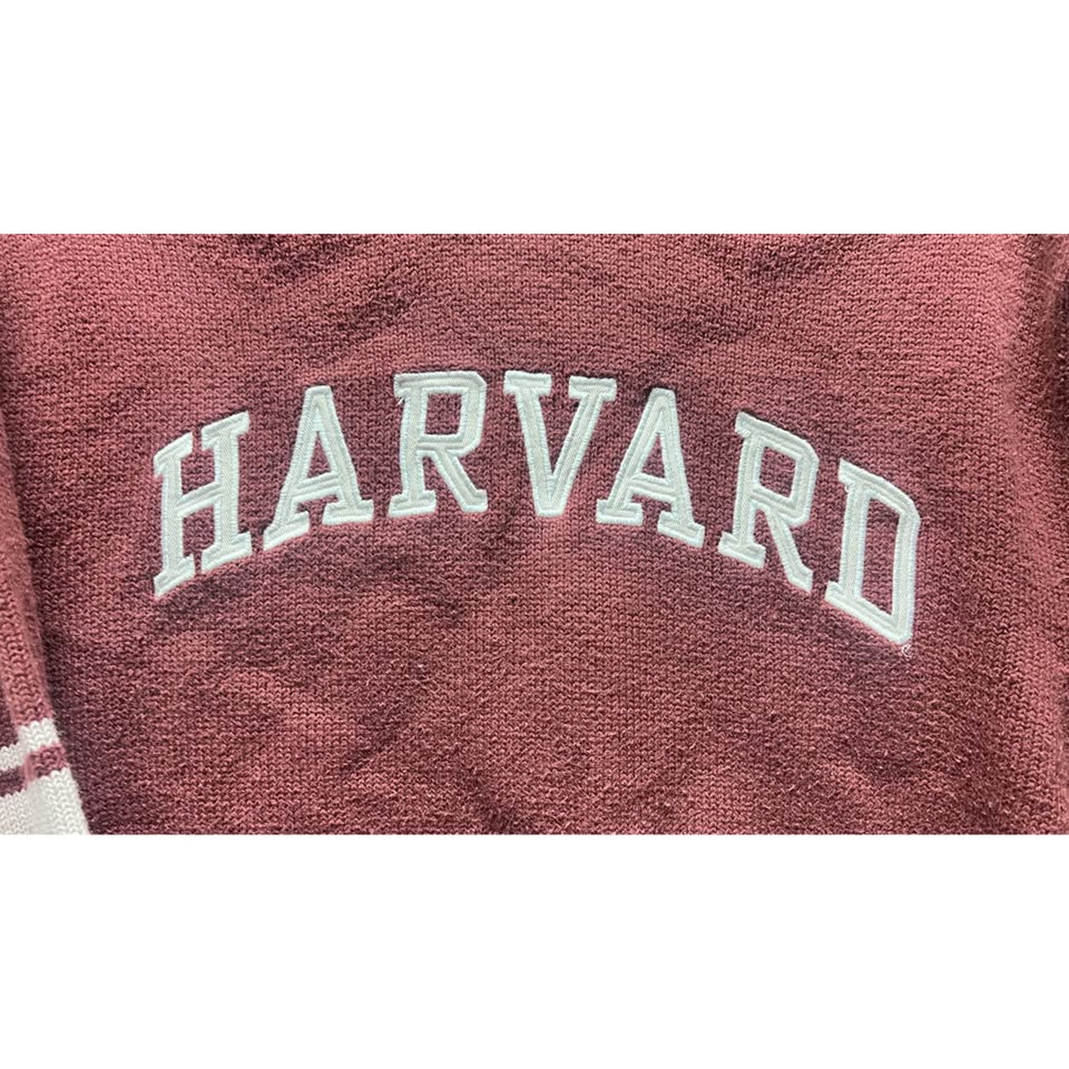 Women’s cotton knit Harvard  collegiate Sweater Xl-fits small
