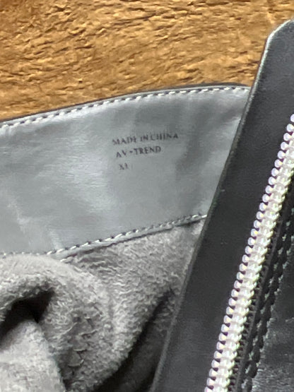 ADRIENNE VITTADINI Women's  •Trend• Black Suede Leather Ankle Bootie 6M