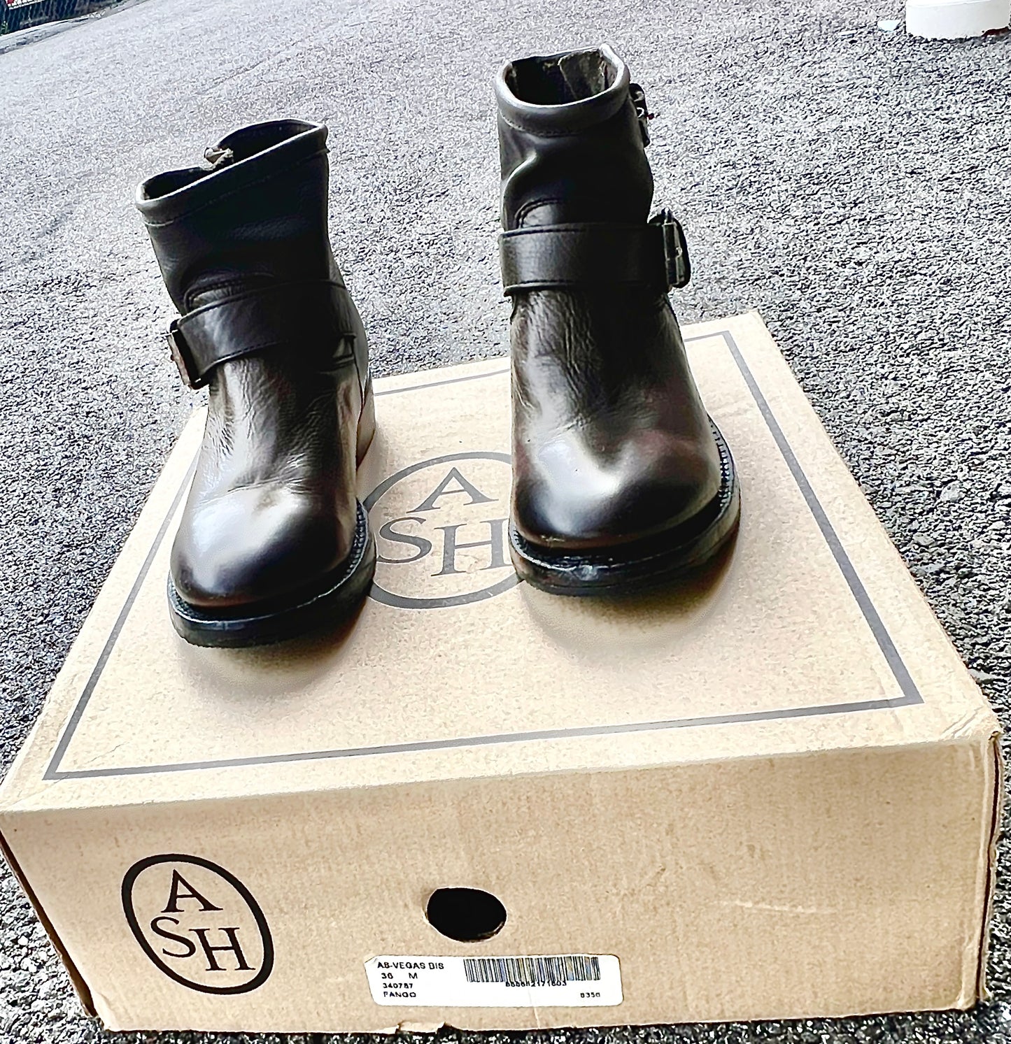 Ash Women's •Vegas Bis• Leather Boot 36EU Brown Leather