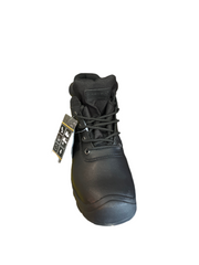 Safara 5502 Black Leather Steel-toe Work Boot