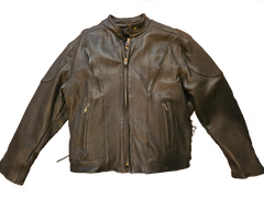 George Dyer Leather Men's •Morrison• Leather Motorcycle Jacket 507