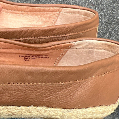 Woman’s  Sofft Malila Jute Wrapped Slip-on Moc 9.5M Tan Leather