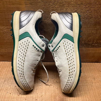 Men’s Ecco Biom Cleated Golf Shoe  44EU •White• Hydromax Yak Leather