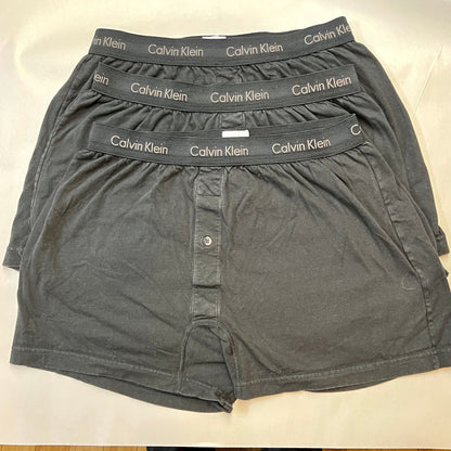 Mens Calvin Klein Cotton Classics Knit Boxer Shorts - Size Medium Underwear