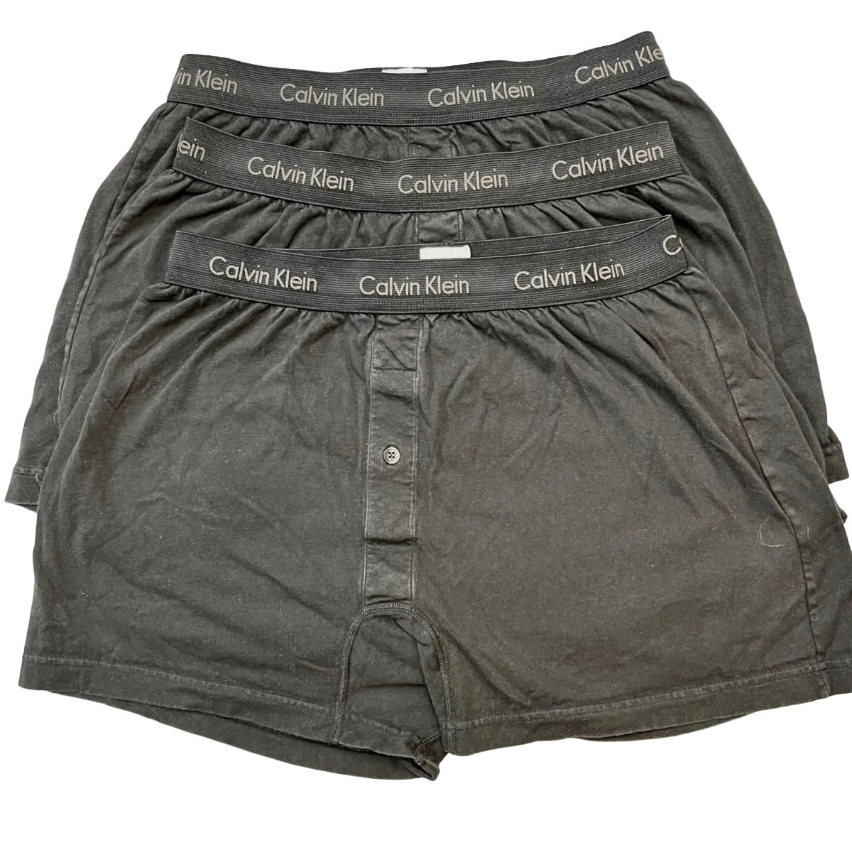 Mens Calvin Klein Cotton Classics Knit Boxer Shorts - Size Medium Underwear