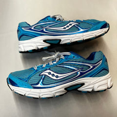 Saucony Womens Grid Cohesion 7 -Blue/White- Running Shoe Size 10M - Preowned Athletic