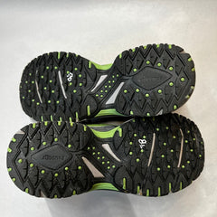 Womens Saucony Ridge Tr-Original Trail Running Shoe - Gray/Green- Size 8M Preowned Athletic